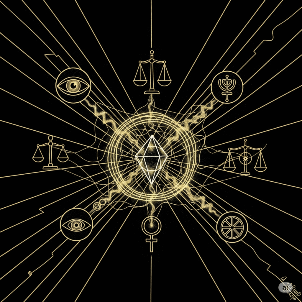 sincro-1024x1024 Tarot e Sincronicidade: As 5 Chaves de Jung para Desvendar Coincidências Significativas